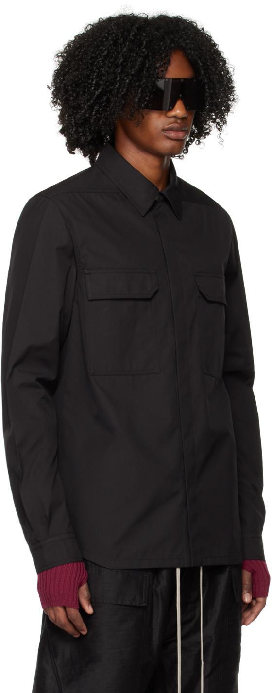 RICK OWENS Outershirt In Black Product Image