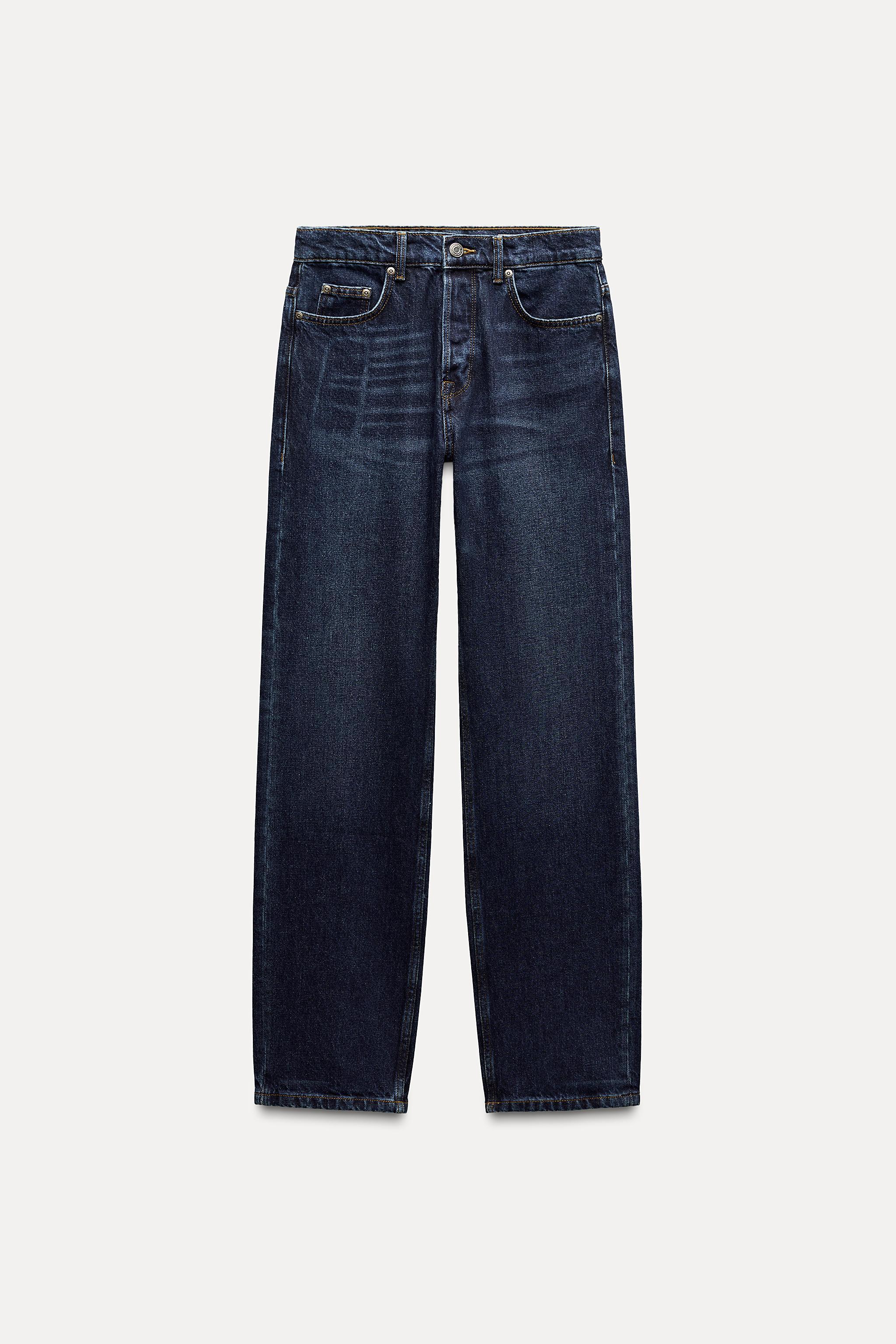 STRAIGHT CUT MID RISE JEANS ZW COLLECTION Product Image