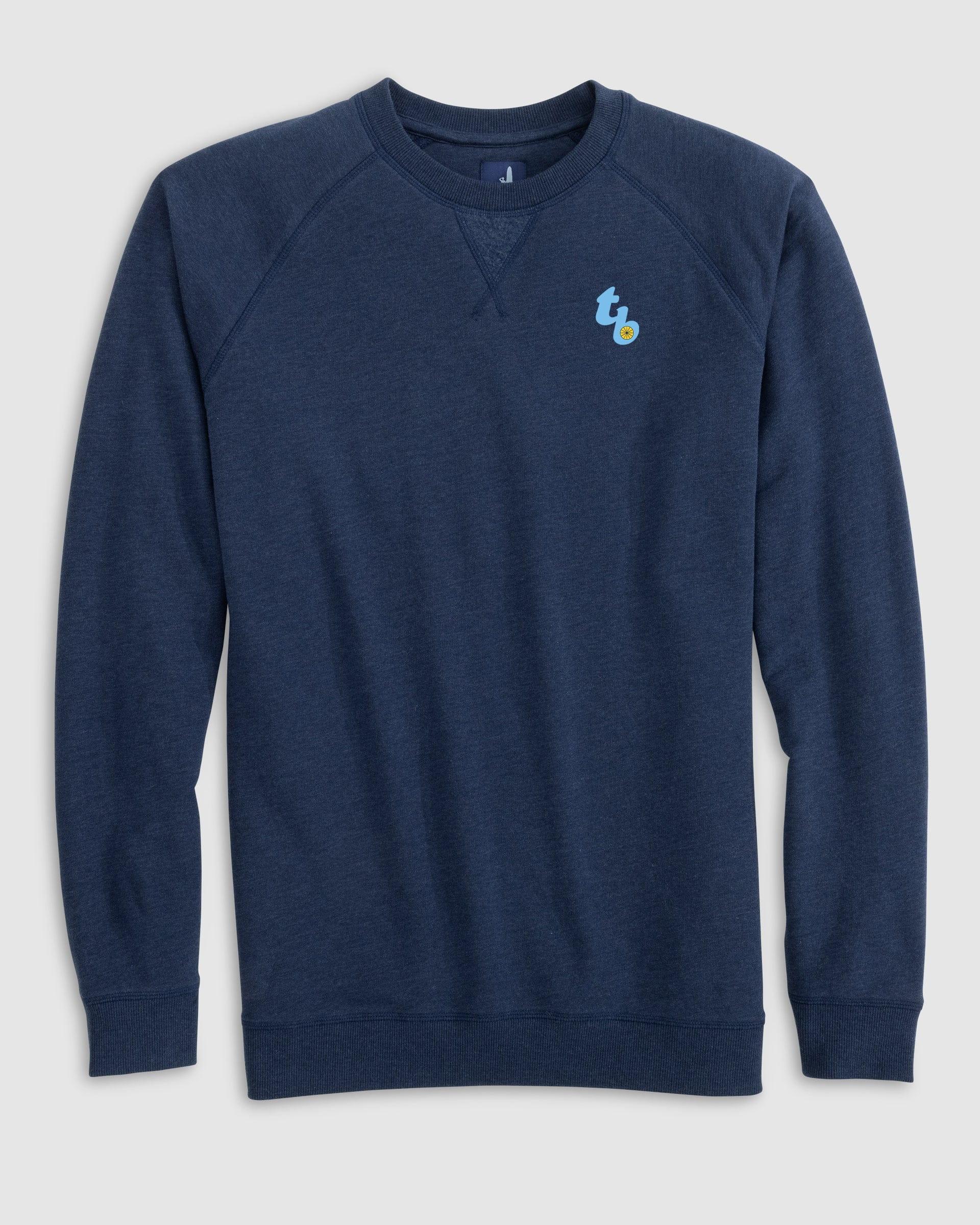 johnnie-O Tampa Bay Rays Freeman Crewneck Fleece Sweatshirt - Cooperstown Logo Product Image