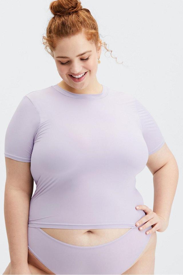 Fabletics Fine Touch Short-Sleeve Tee Womens Shade plus Size 4X Product Image