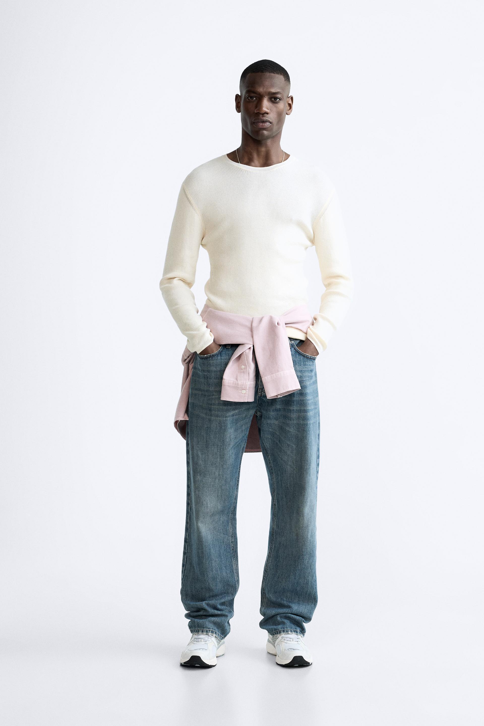 LIGHTWEIGHT RIBBED SWEATER Product Image