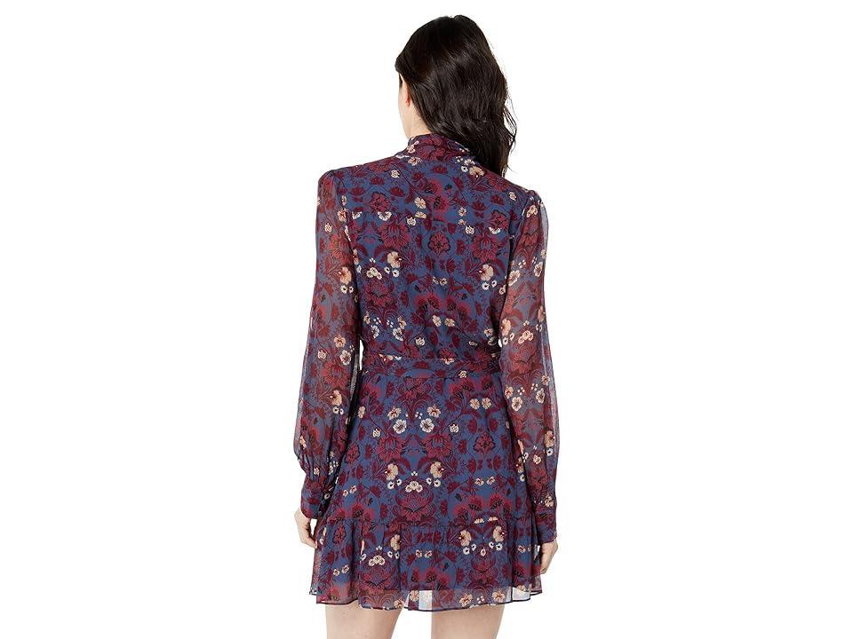 Paige Vittoria Floral Silk Dress Product Image