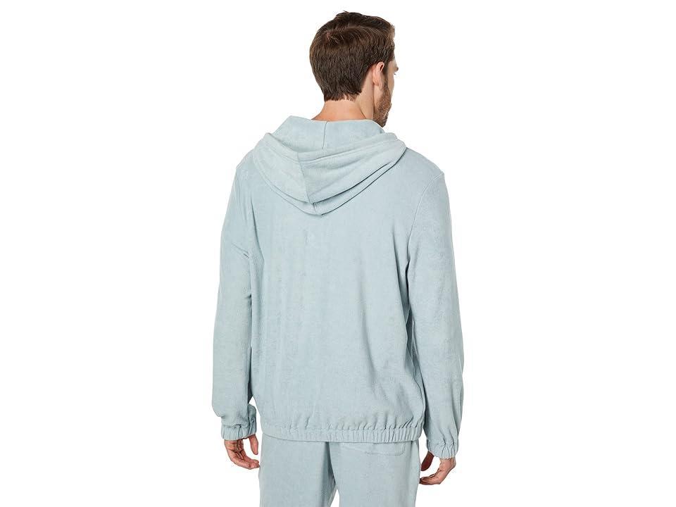 Madewell Terry Towel Hoodie (Blue Horizon) Men's Clothing Product Image