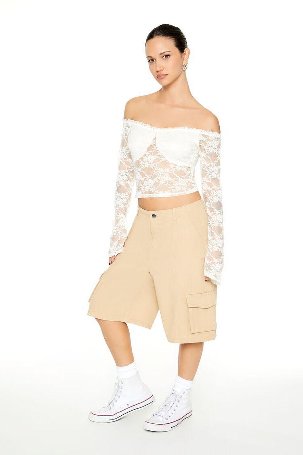 Twill Bermuda Shorts | Forever 21 Product Image