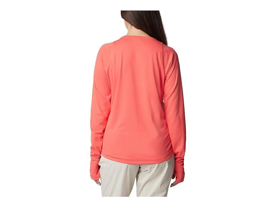 Columbia Summit Valley Long Sleeve Crew (Juicy) Women's Clothing Product Image