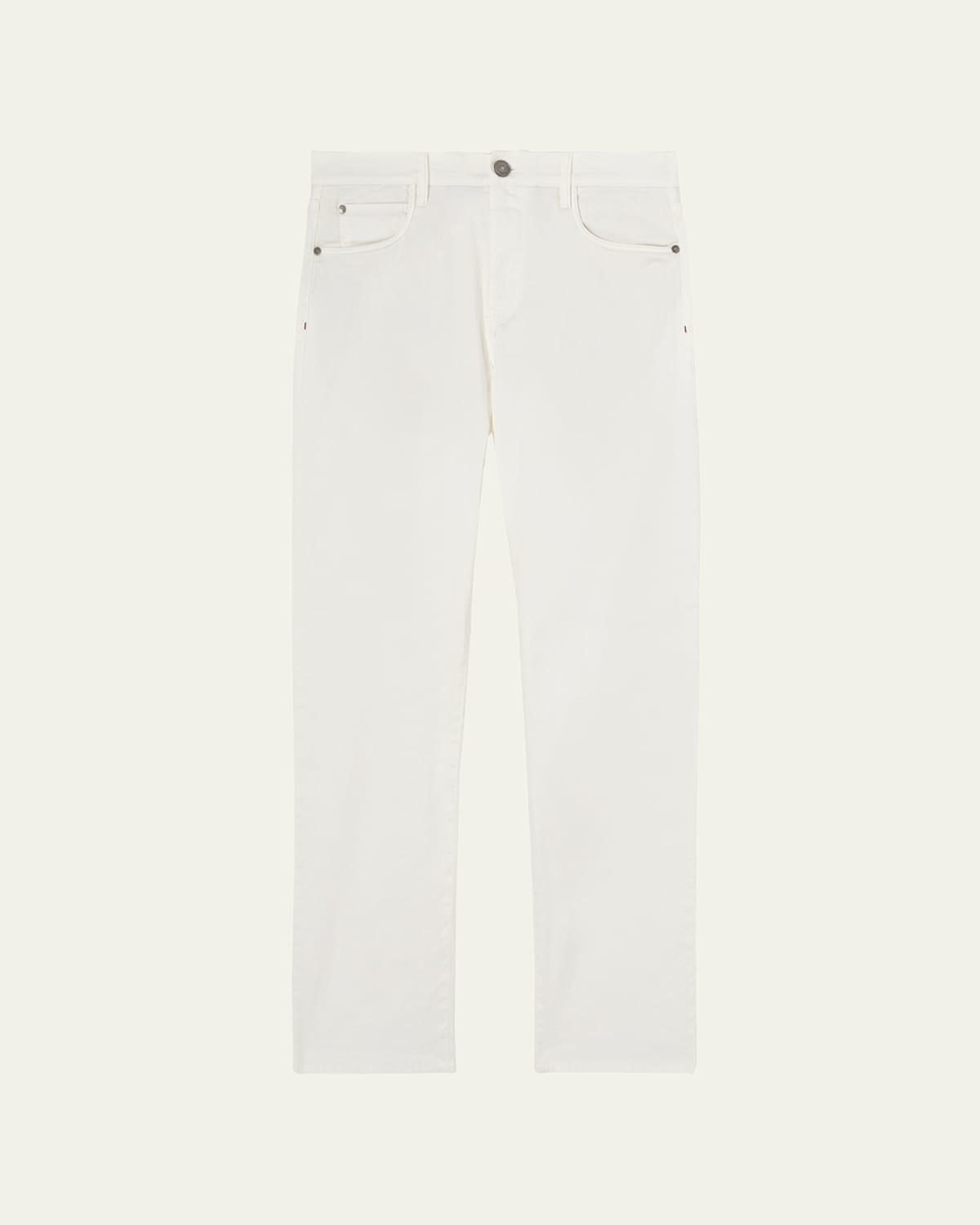 Mens Quarona Linen-Cotton 5-Pocket Pants Product Image