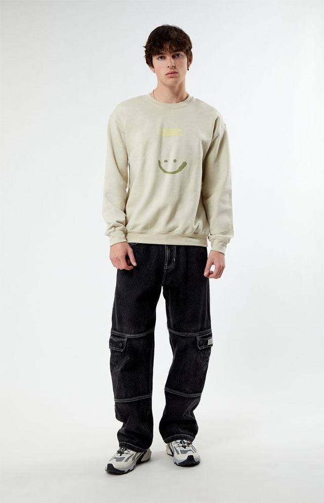 Men's Smiley Crew Neck Sweatshirt Product Image