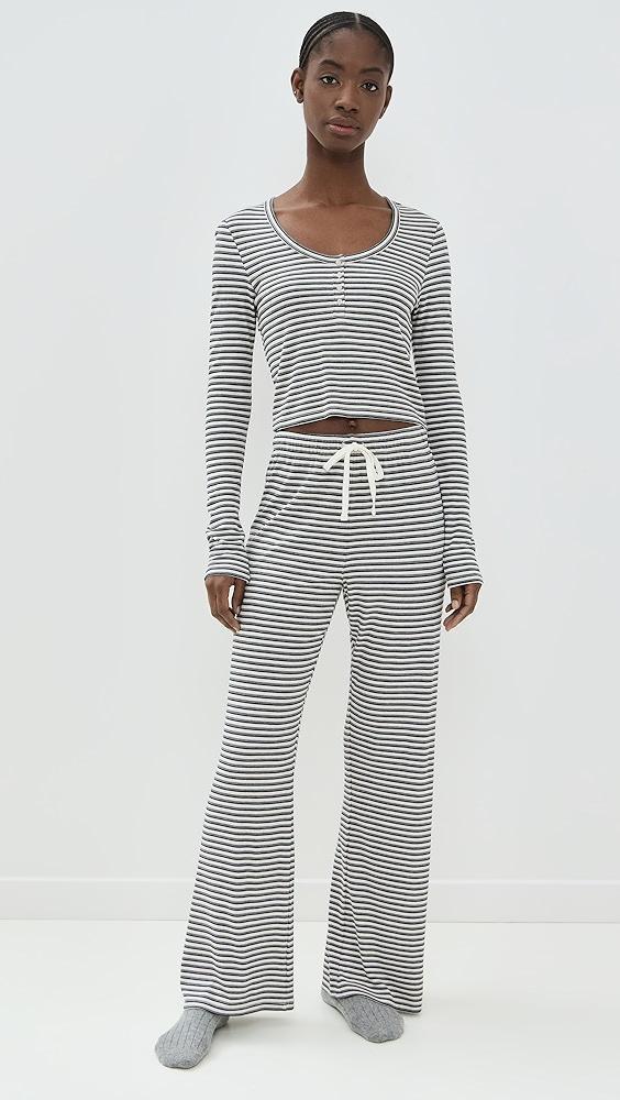 Z Supply Constance Stripe Long Sleeve Top | Shopbop Product Image