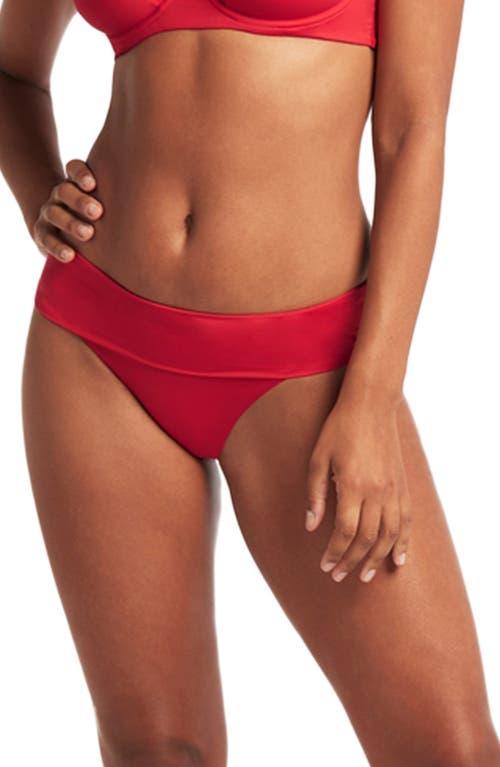 Sea Level Essential Roll Band Bikini Bottoms Product Image