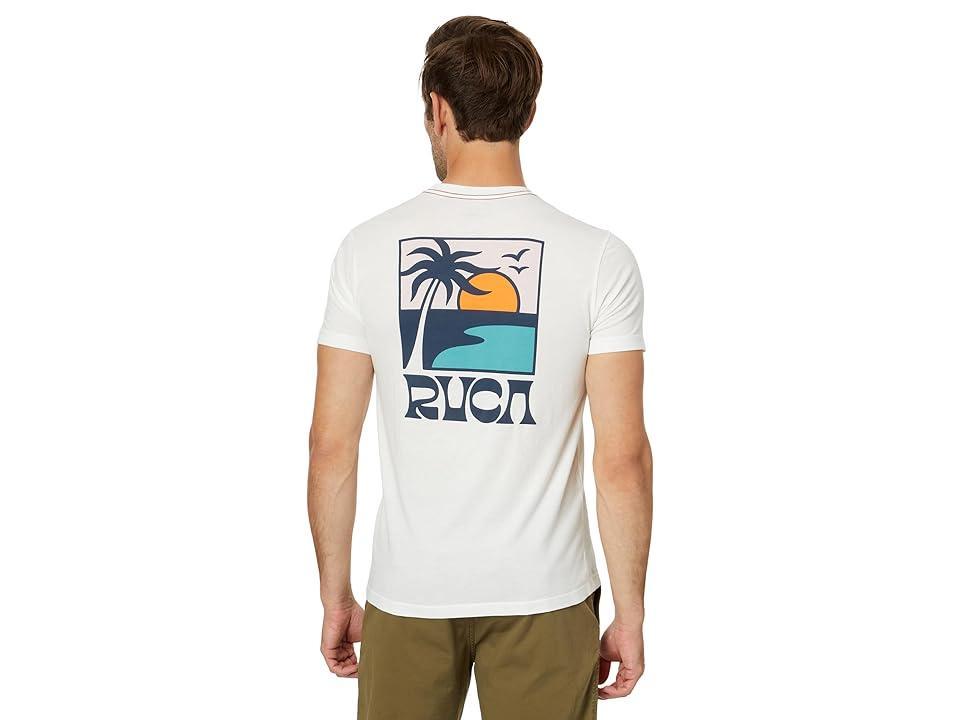 RVCA Palm Set S/S (Antique ) Men's T Shirt Product Image