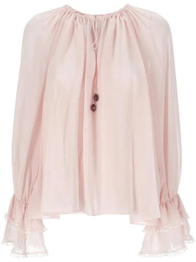 Drawstring Long In Pink Product Image