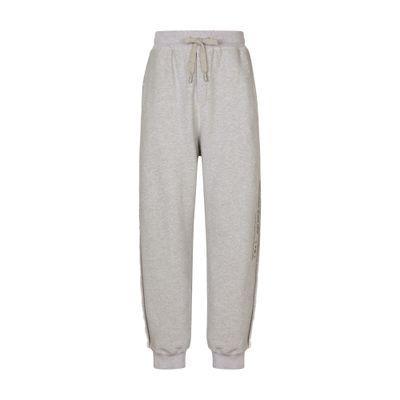 Technical Jersey Jogging Pants In Melange_grey Product Image