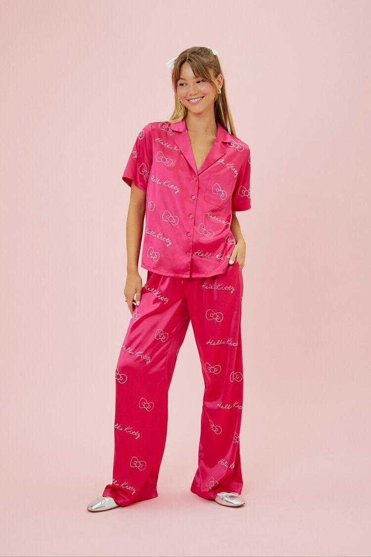 Hello Kitty Pajama Shirt & Pants Set | Forever 21 Product Image