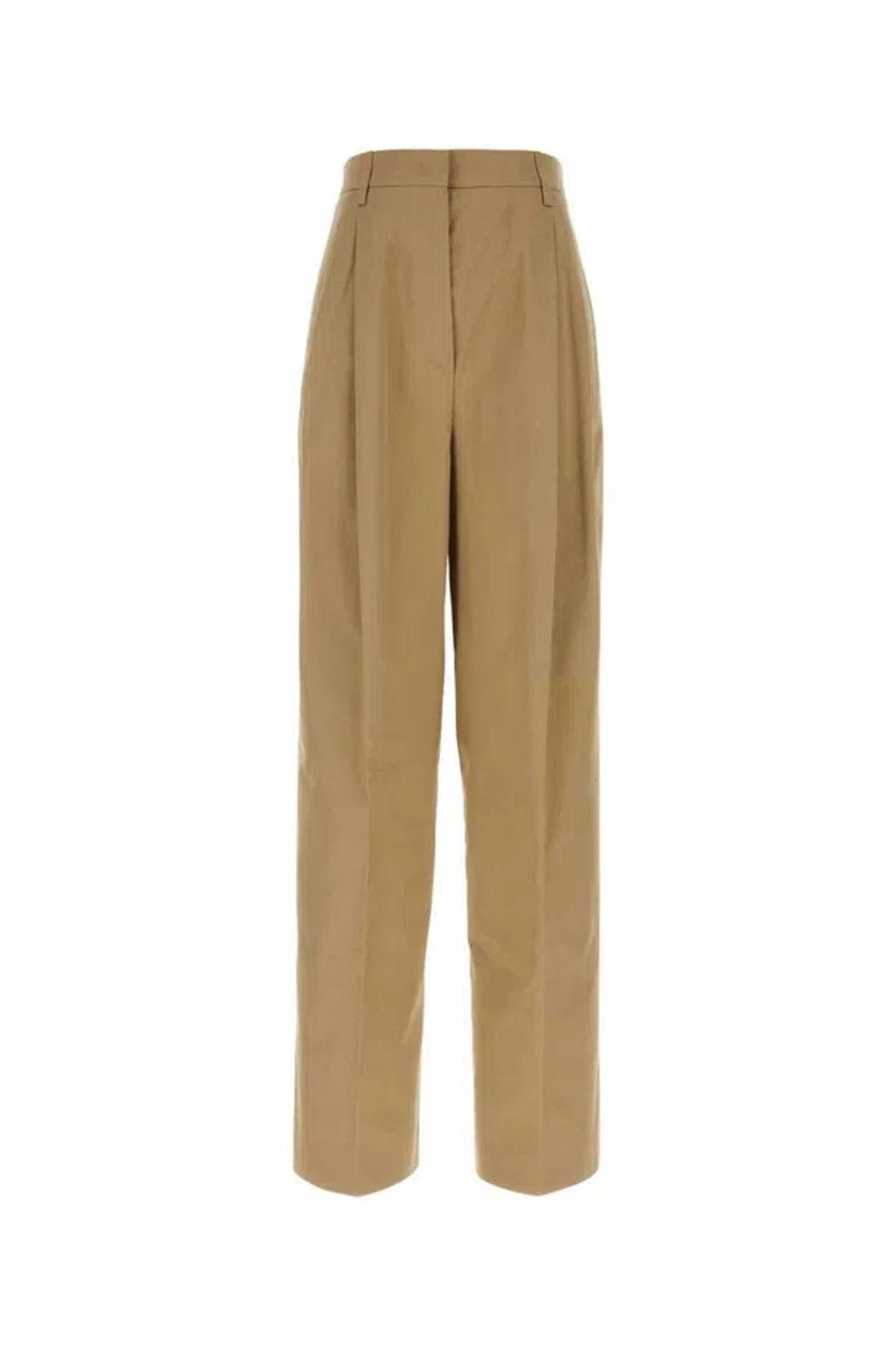 Pantaloni-42 Nd  Female In Beige Product Image