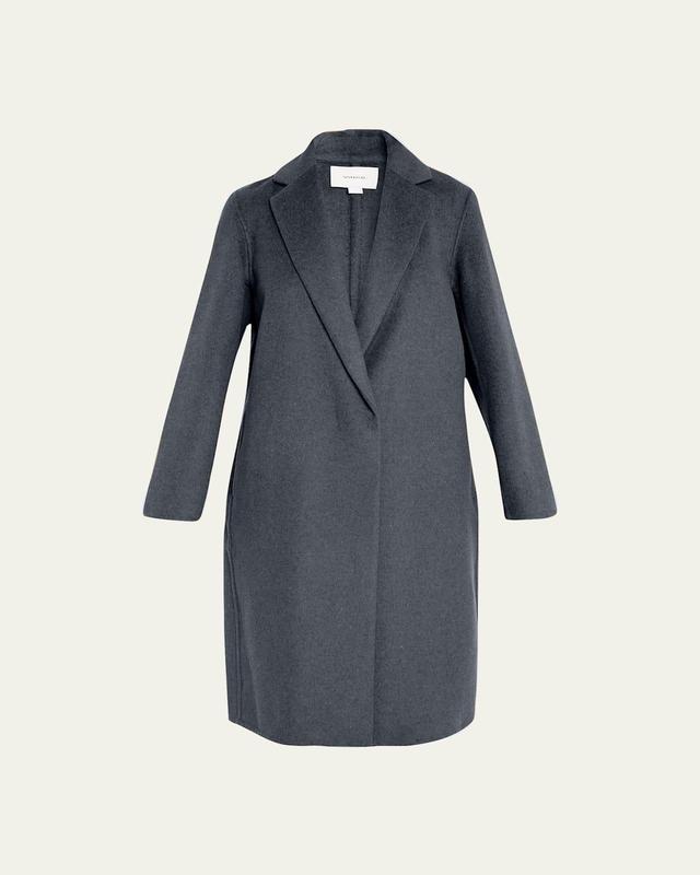 Classic Straight Wool-Blend Coat Product Image