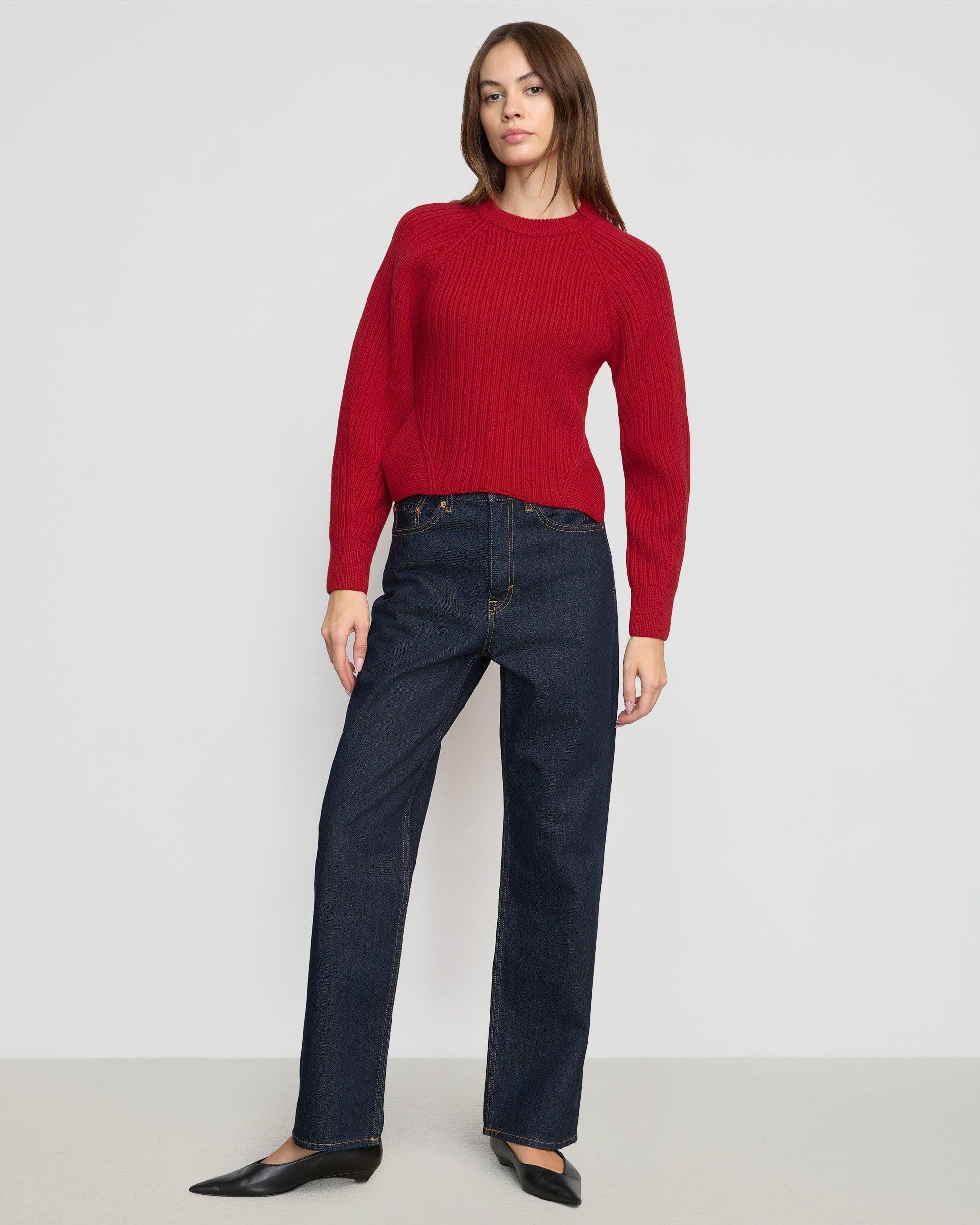 Iona Organic Cotton Cropped Sweater Product Image