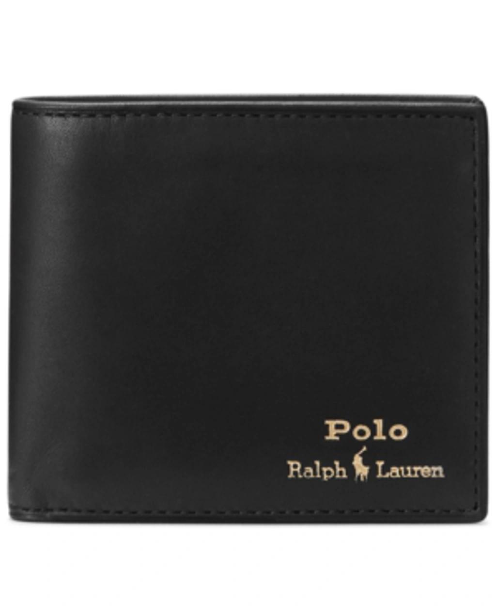 Polo Ralph Lauen Suffolk Billfold In Black Product Image