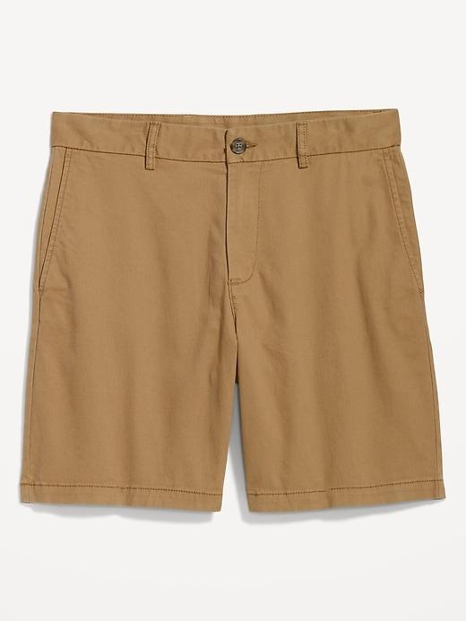 Slim Built-In Flex Rotation Chino Shorts -- 8-inch inseam Product Image