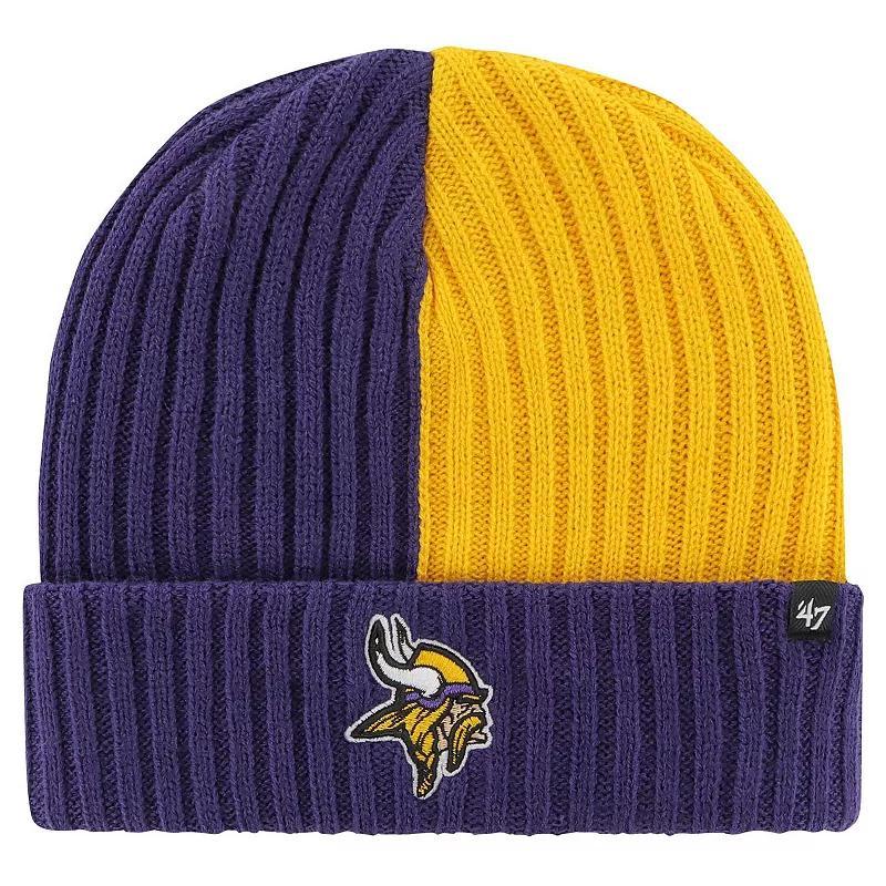 Mens 47 Minnesota Vikings Fracture Cuffed Knit Hat Product Image