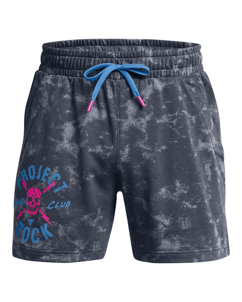 Men's Project Rock Rival Terry Printed Shorts Product Image