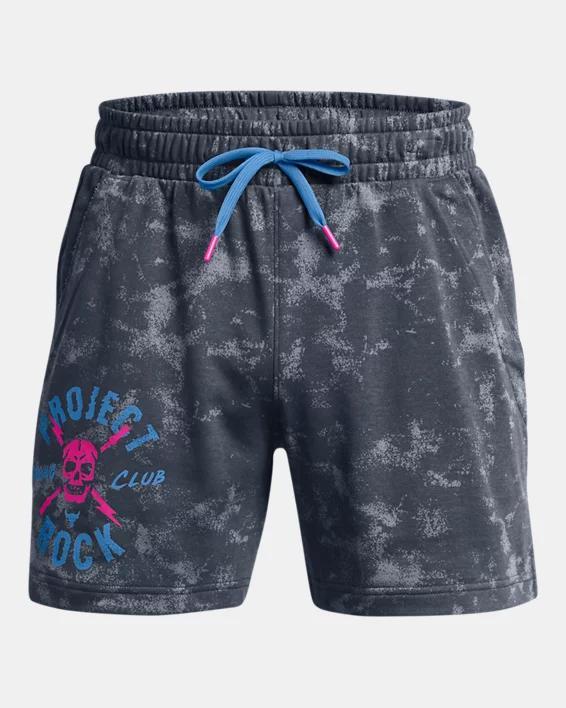 Men's Project Rock Rival Terry Printed Shorts Product Image