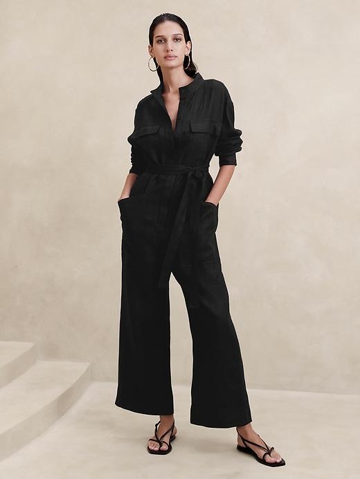 Lisa Linen Jumpsuit Product Image