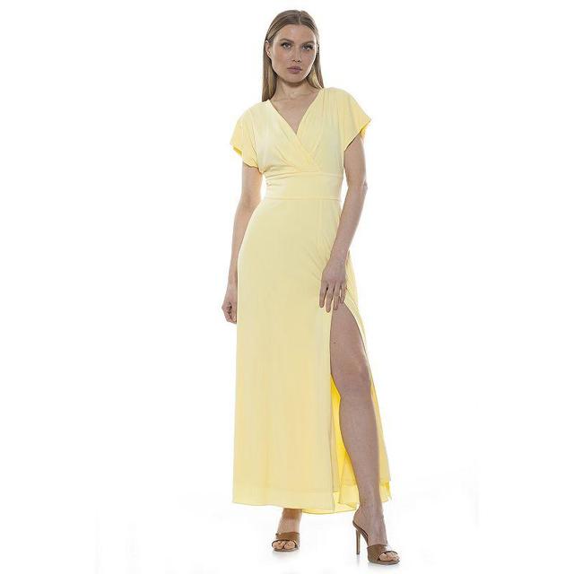 Womens ALEXIA ADMOR Brielle Surplice Maxi Dress Product Image