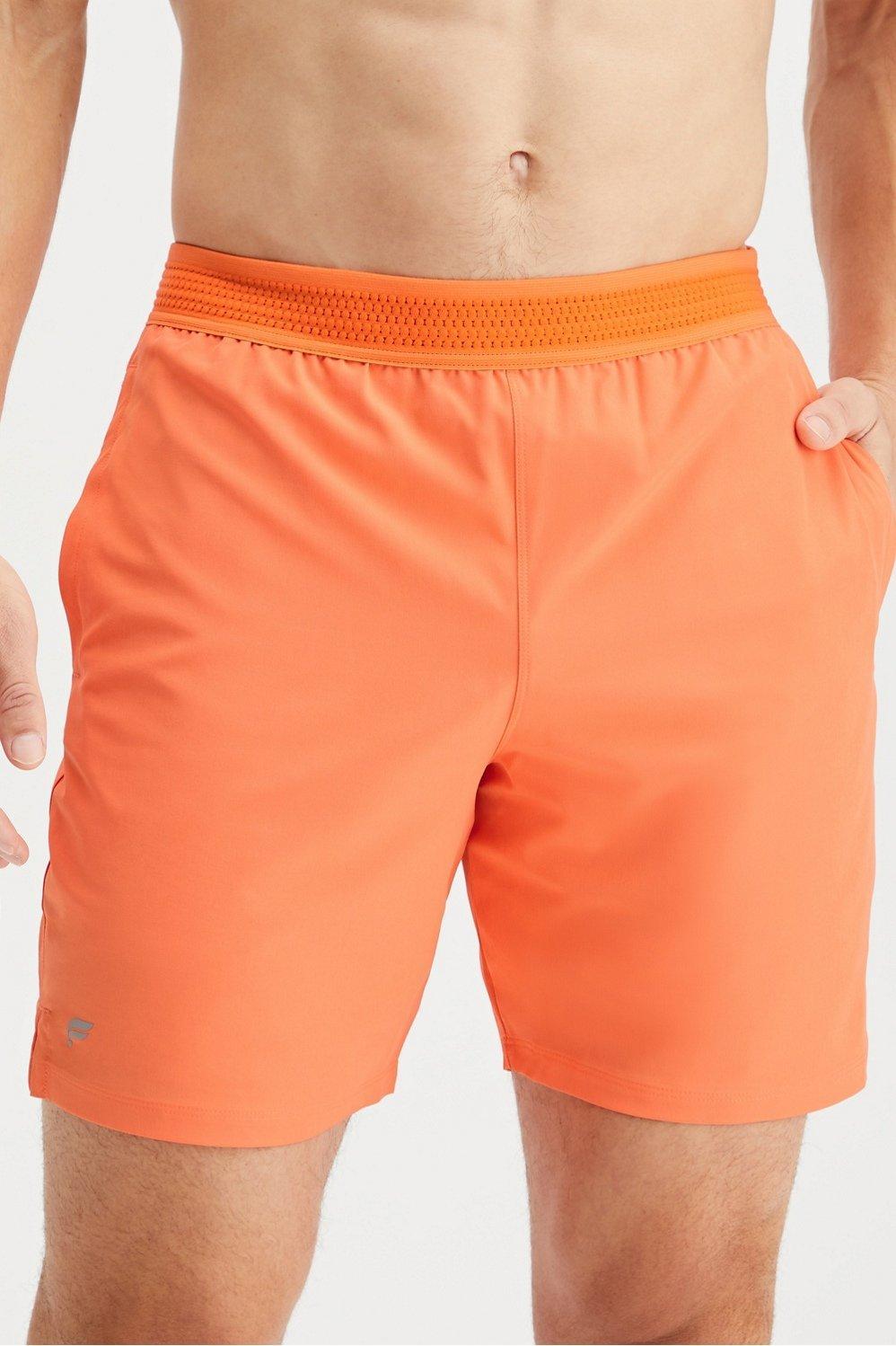 Fabletics Men The Fundamental Short male Orange Burst Size XXL Product Image