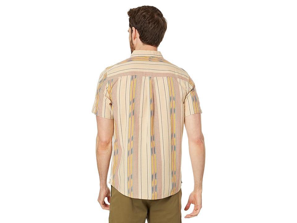 Toad&Co Smythy Short Sleeve Shirt (Chai Ikat) Men's Clothing Product Image