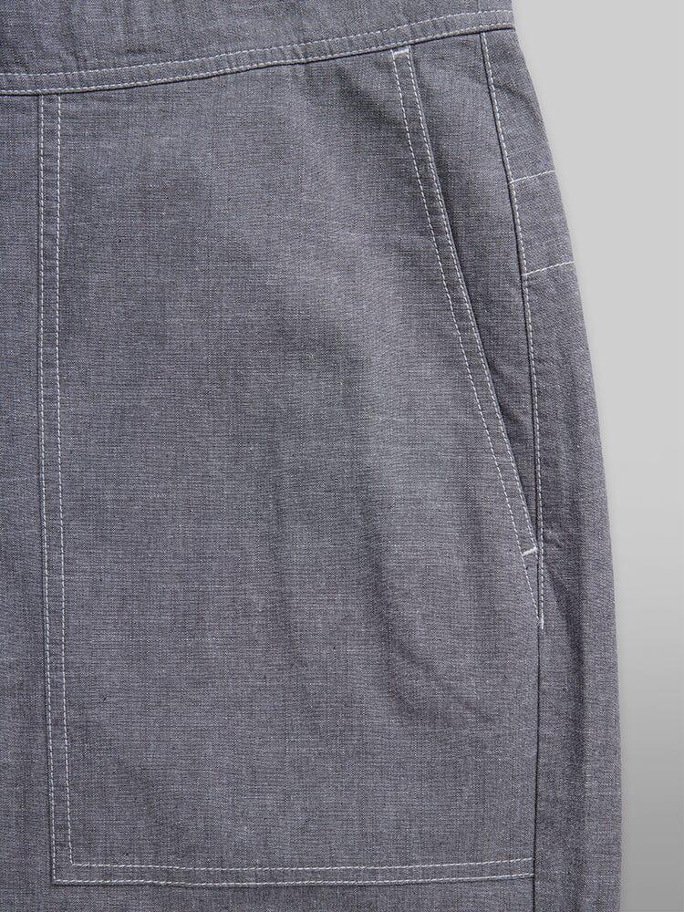 WIDE LEG COTTON TROUSER Product Image