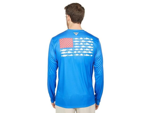 Columbia Men's PFG Terminal Tackle Fish Flag Long Sleeve Shirt - Tall- Product Image