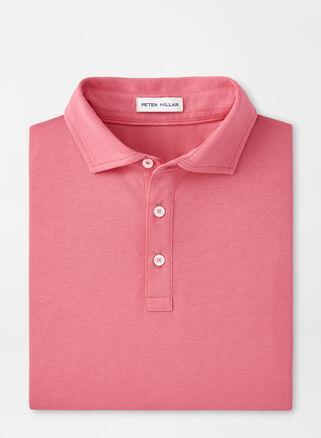 Peter Millar Mens Crown Comfort Cotton Polo | Color: Primrose | Size: XL Product Image