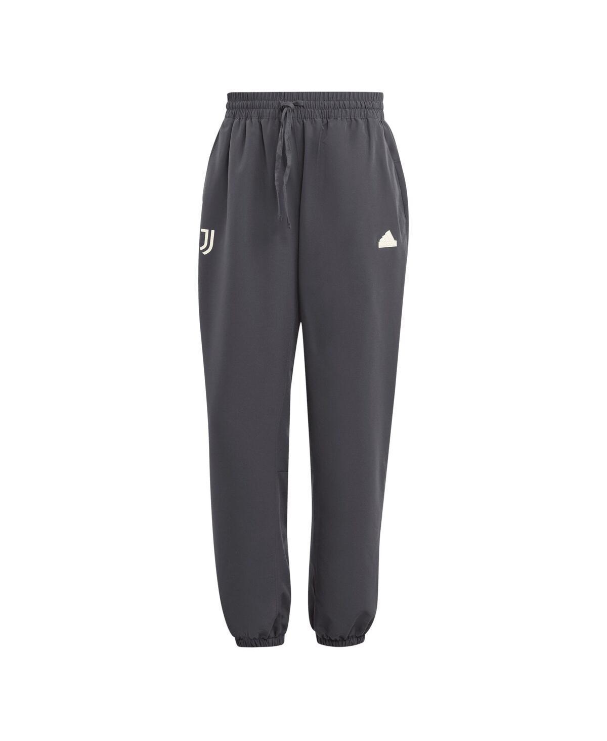 Mens adidas Charcoal Juventus Lifestyle Woven Pants Product Image