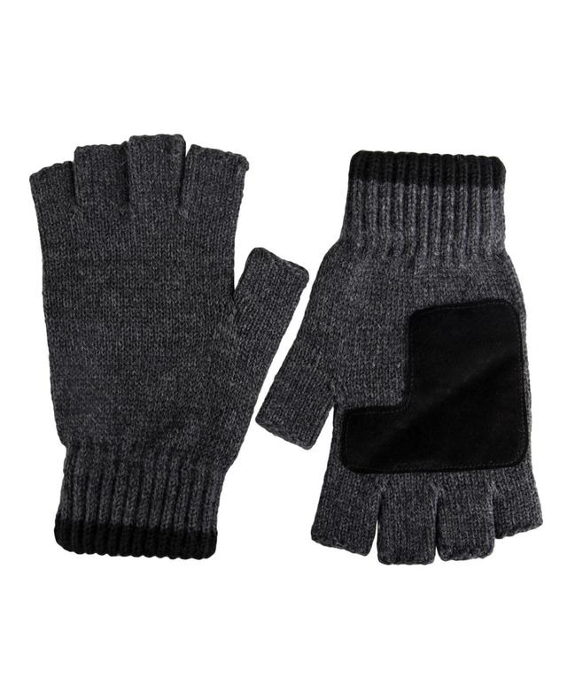 Levis Mens Classic Fingerless Marled Knit Gloves Product Image