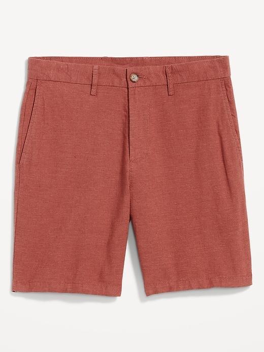 Rotation Chino Linen-Blend Shorts -- 8-inch inseam Product Image