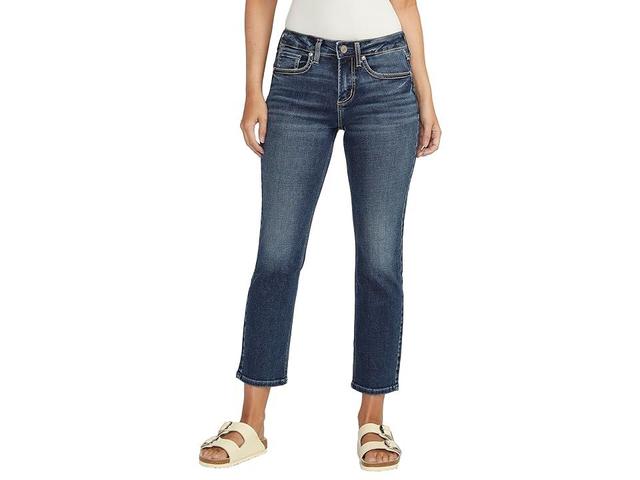 Silver Jeans Co. Suki Curvy Ankle Straight Leg Jeans Product Image