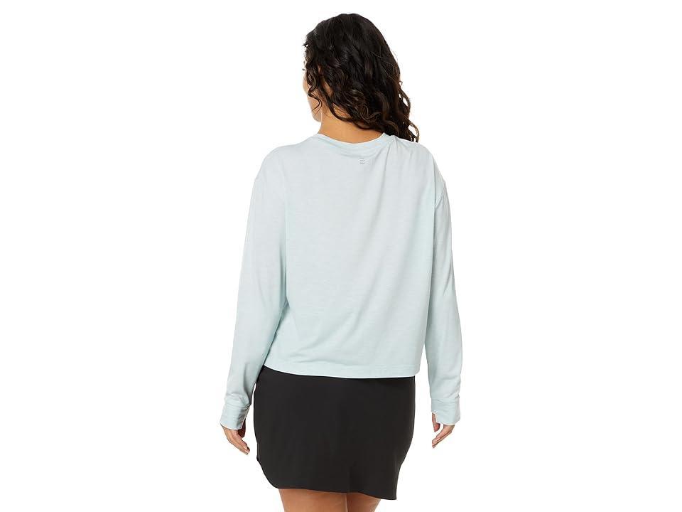 Free Fly Elevate Long Sleeve (Heather Tide Pool) Women's Clothing Product Image