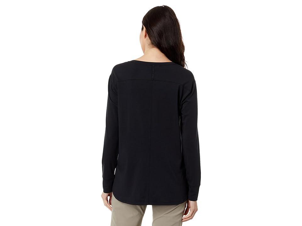 L.L.Bean Beyond Soft Long Sleeve Tee (Midnight ) Women's Clothing Product Image