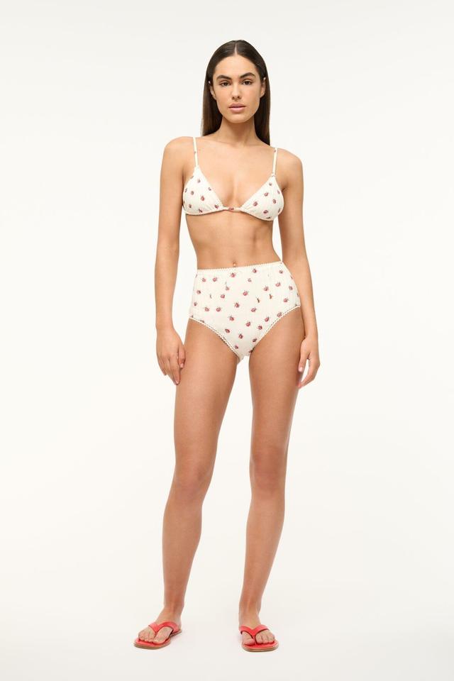 BRENTON HIGH RISE BIKINI BOTTOM | LADYBUGS Product Image