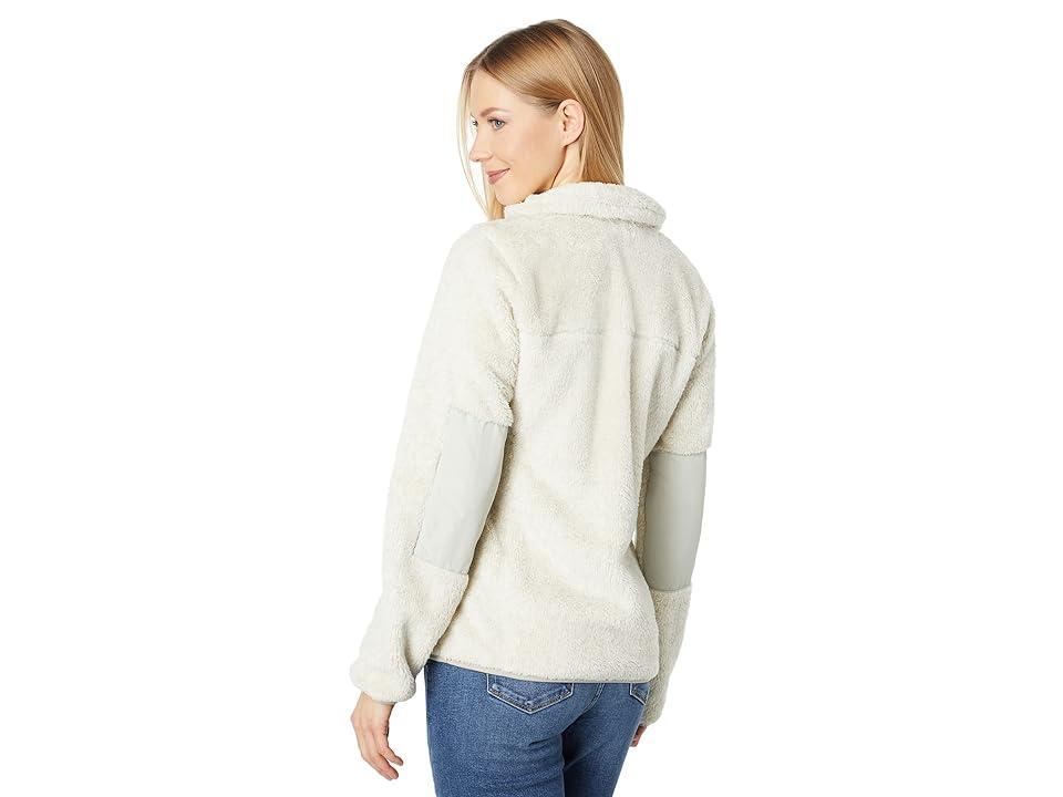 L.L.Bean Hi-Pile Fleece Full Zip Jacket (Sailcloth Heather/Oyster) Women's Clothing Product Image