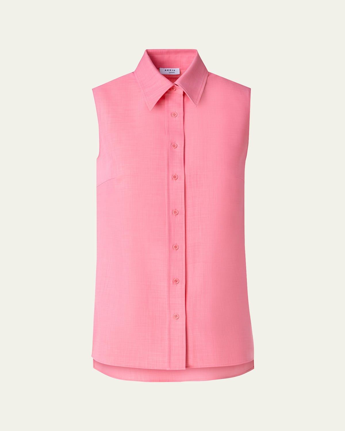 Akris punto Sleeveless Button-Up Shirt Product Image