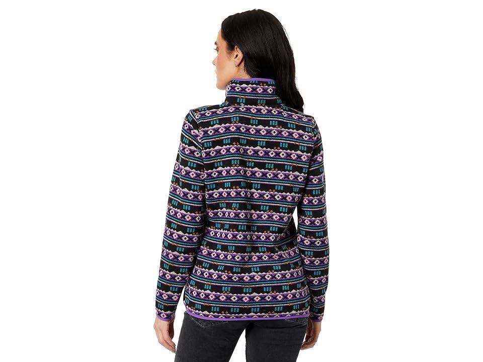 L.L.Bean Sweater Fleece Pullover Print Birdseye) Women's Clothing Product Image