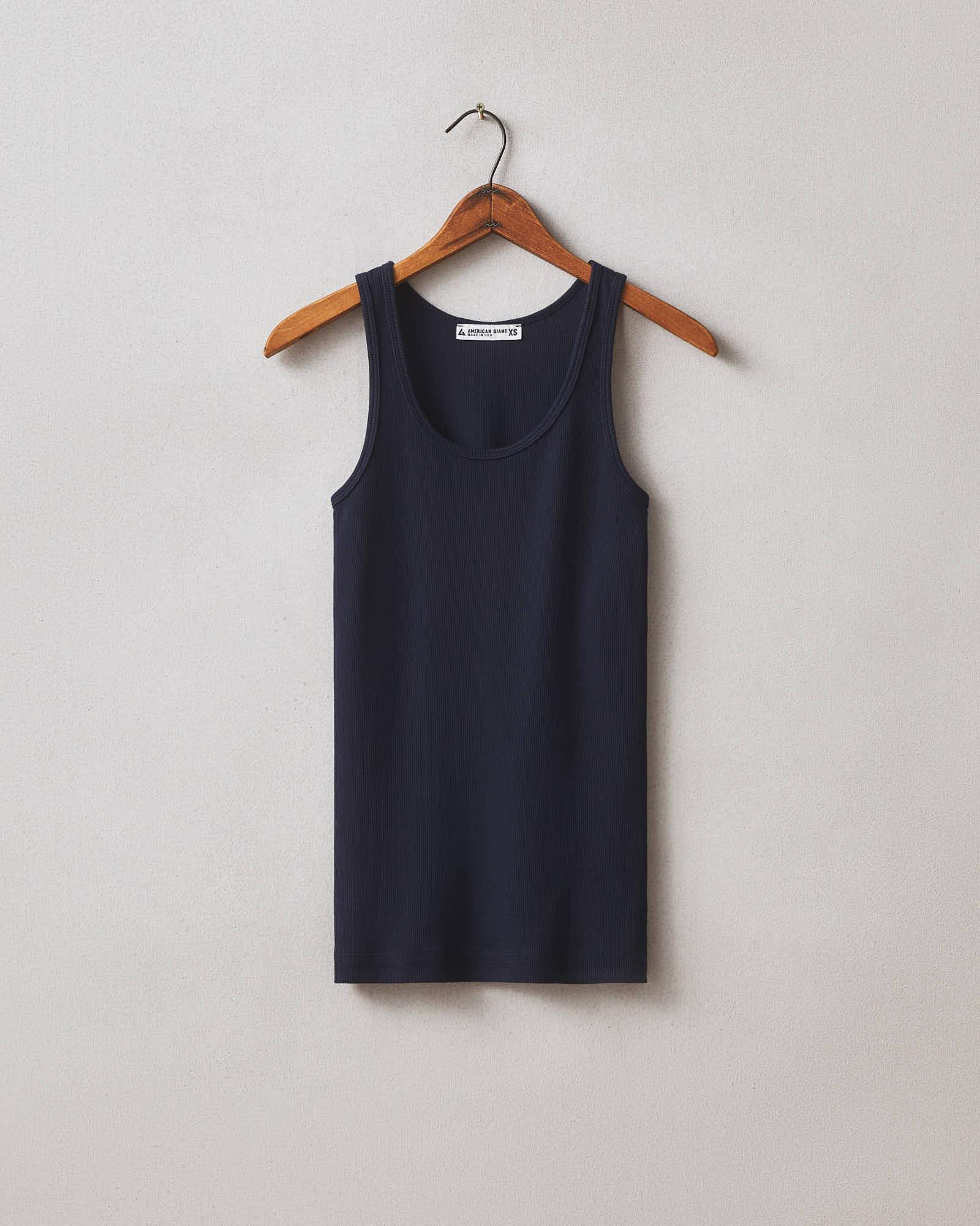 Rib Tank - Dress Navy Product Image