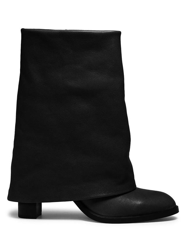 Womens Melia 90MM Leather Ankle Boots Product Image