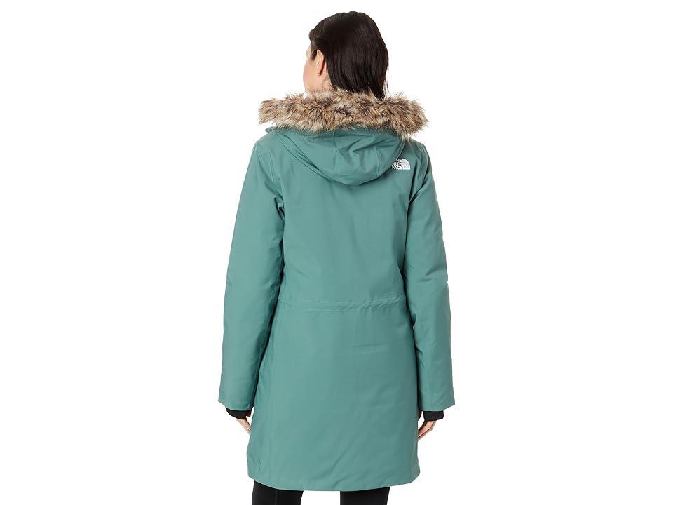 The North Face Arctic Parka (Dark Sage) Women's Coat Product Image