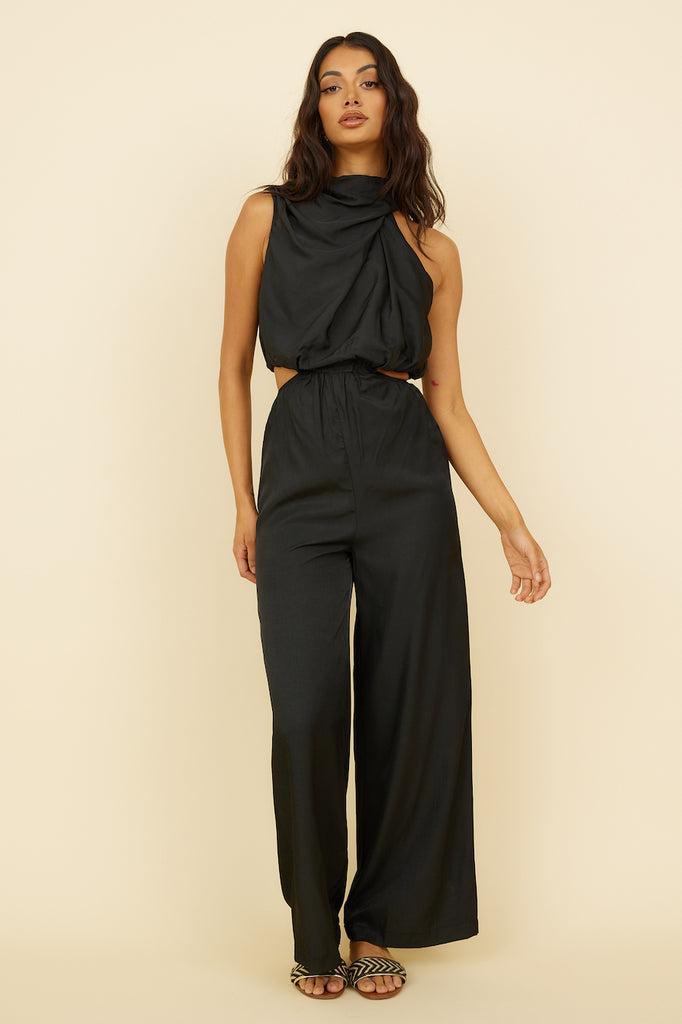 Song Of My Heart Jumpsuit Black Product Image