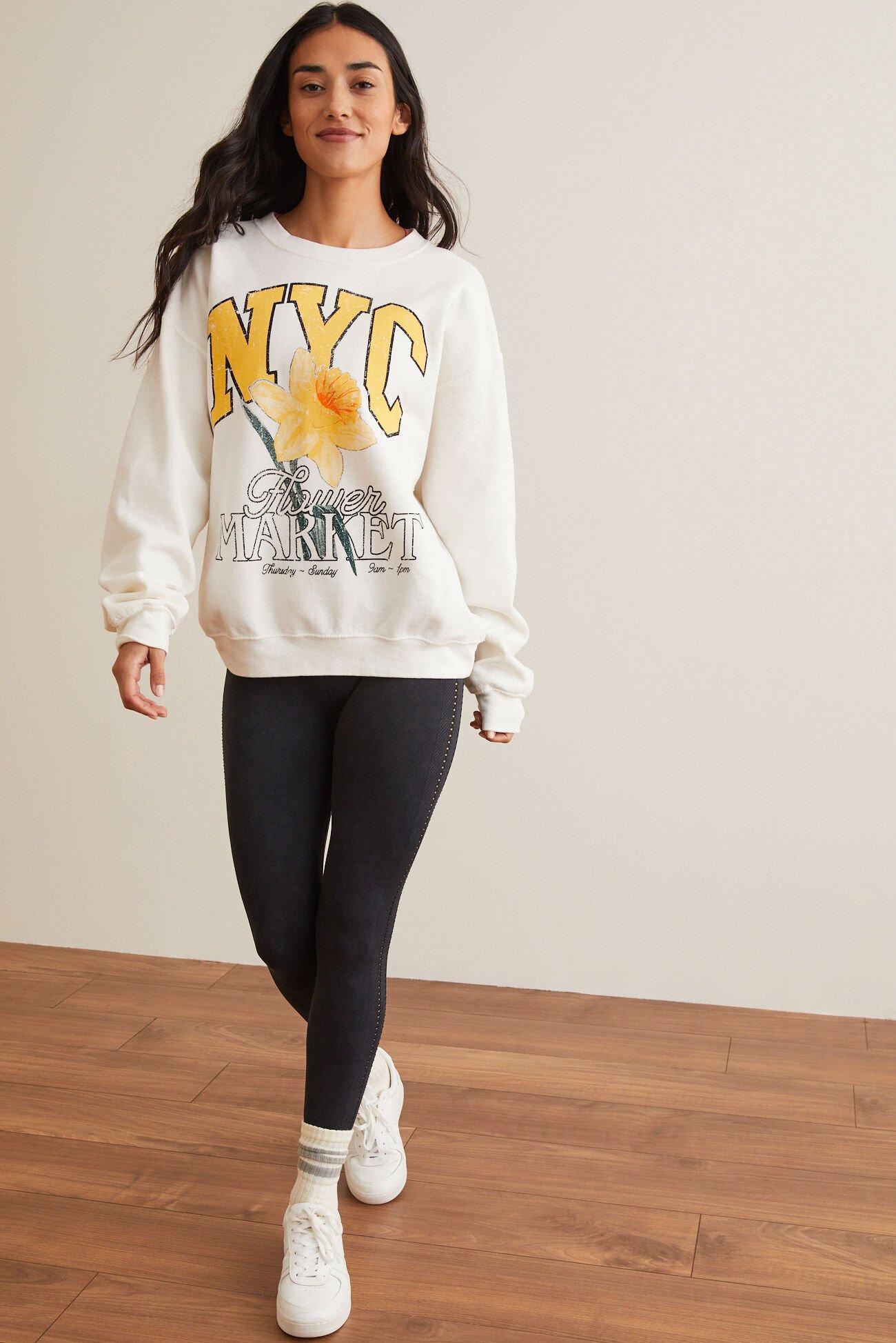 NYC Flower Market Graphic Sweatshirt Product Image