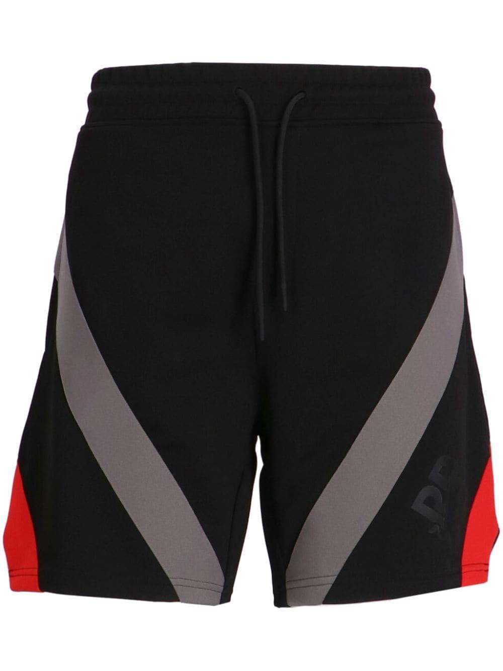 Logo-print Track Shorts In Black Product Image