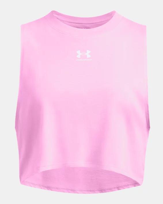 Womens UA Cropped Logo Tank Product Image