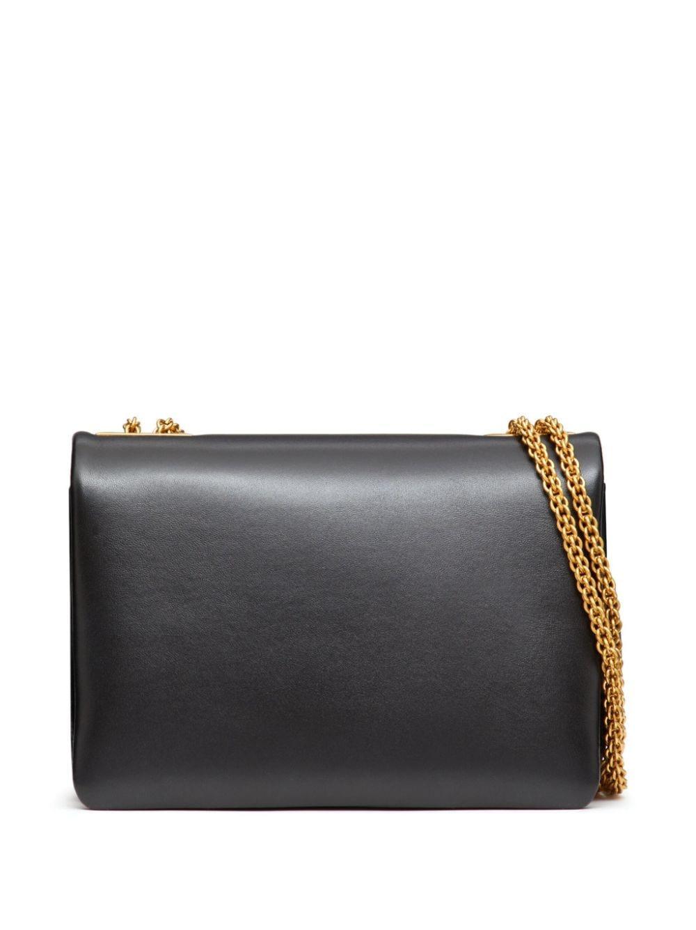 One Stud Nappa-leather Shoulder Bag In Black Product Image